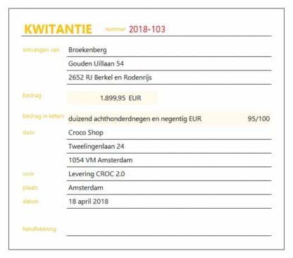 Kwitantie maken? Snel en gemakkelijk met Kwitantie in Excel