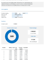 Basisberekeningen contante waarde reeksbetalingen met tabel