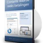 Contante waarde reeks betalingen berekenen in Excel