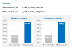 Effectieve Rente Methode Effectieve rente berekenen in Excel Als je de nominale rente weet
