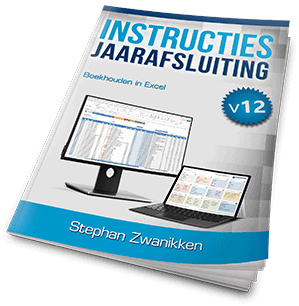 Boekhouden in Excel v12 - instructies jaarafsluiting
