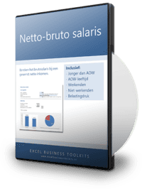 Netto - bruto salaris berekenen in Excel