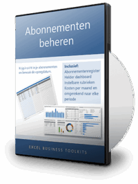 Abonnementen beheren in Excel