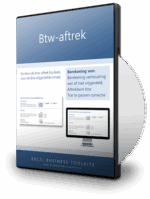Btw-aftrek berekenen in Excel bij deels voor de btw vrijgestelde omzet