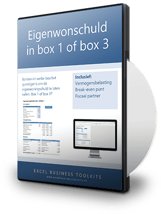 Eigenwoningschuld in box 1 of box 3