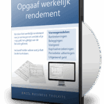 Opgaaf werkelijk rendement - tegenbewijsregeling