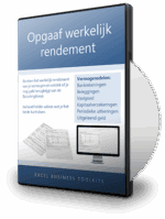 Opgaaf werkelijk rendement - tegenbewijsregeling