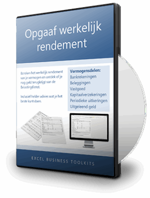 Opgaaf werkelijk rendement - tegenbewijsregeling