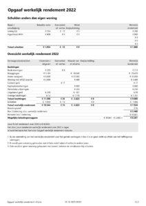 Opgaaf werkelijk rendement pagina 3