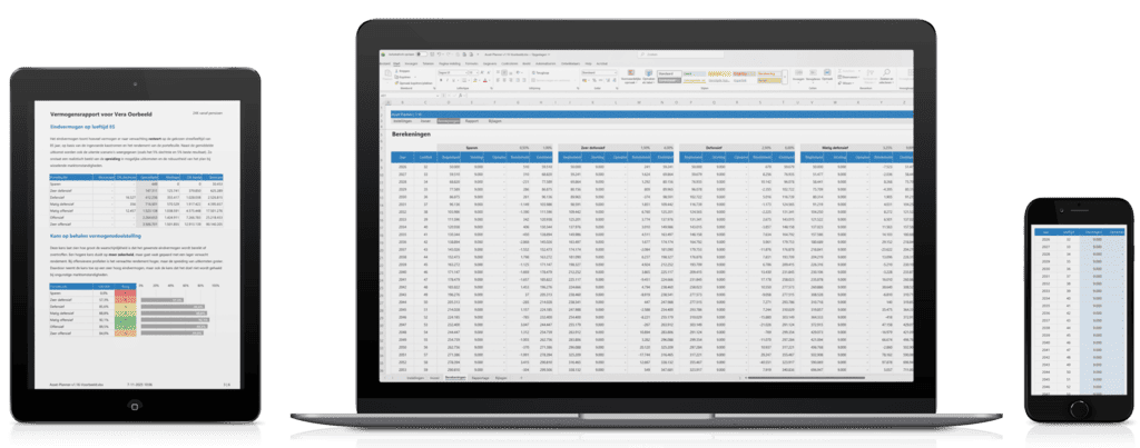 Asset Planner - inzicht in rendement, risico en financiële doelen