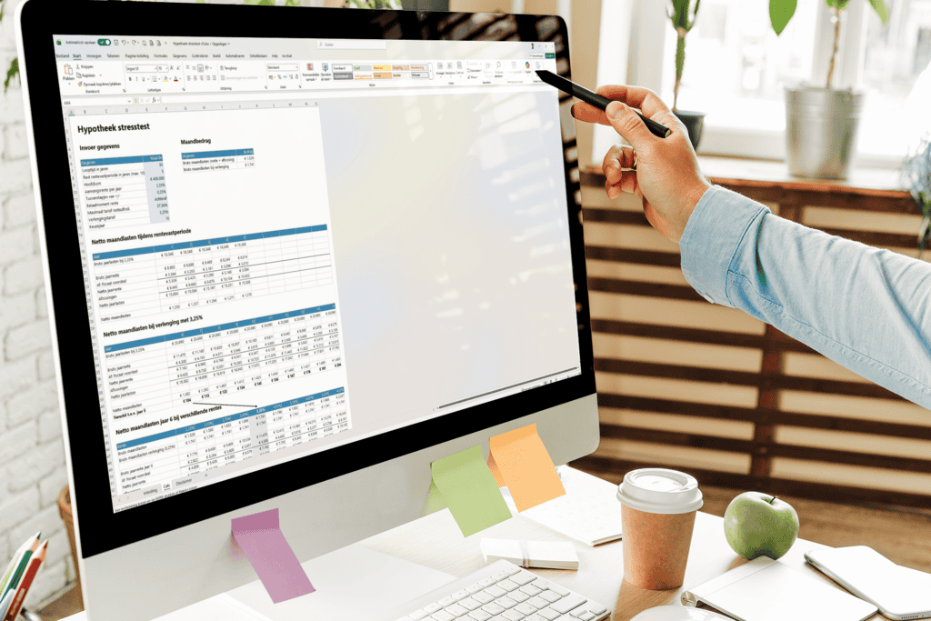 Hypotheek stresstest - bereken (netto)maandlasten