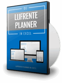 Lijfrente Planner in Excel met berekening van jaarruimte en belastingvoordeel