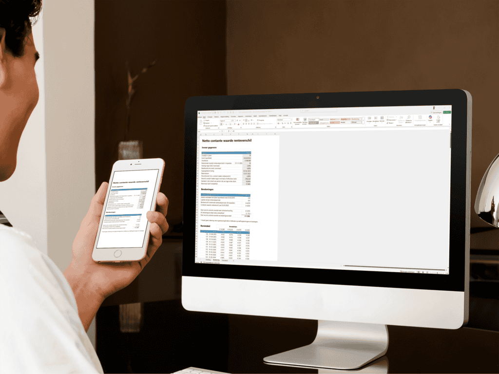 NCW renteverschil berekenen tussen twee hypotheken