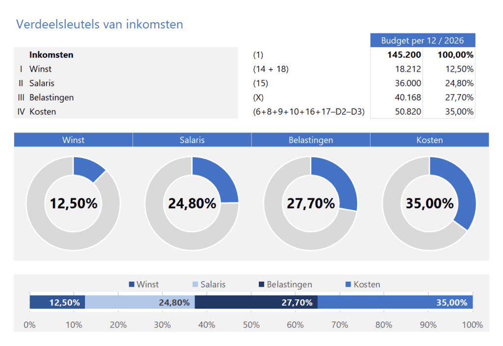 Voorbeeld Profit Planner Pro - blogartikel - 5 - dashboard