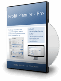 Profit Planner in Excel - Pro - cashflow en potjesverdeling