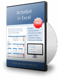 Actielijst in Excel - Pro