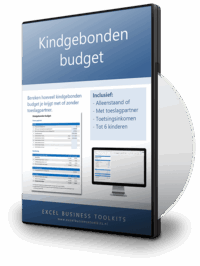 Kindgebonden budget berekenen in Excel